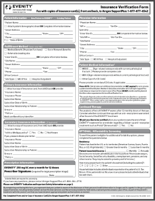 Insurance verification form